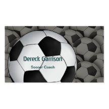 Fußball-Trainer-Visitenkarte
