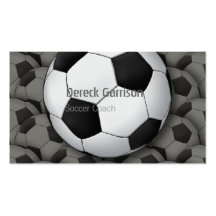 Fußball-Trainer-Visitenkarte