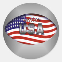 Fußball USA-amerikanische Flagge Sticker