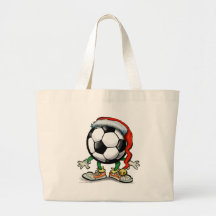 Fußball-Weihnachten Tragetasche