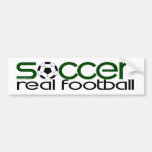 Fußball = wirklicher Fußball Autosticker