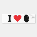 Fußballikone der Liebe I Auto Sticker