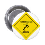 Fußballlegende Überfahrtikone Anstecknadelbutton