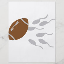 Fußballsamenzellenikone Flyerdruck