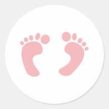 Füsse feet runder sticker