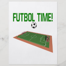 Futbol Zeit Personalisierte Flyer