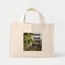 Füttern Sie bitte die Bienen! Tasche