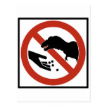 Füttern Sie nicht das T-Rex Postkarte