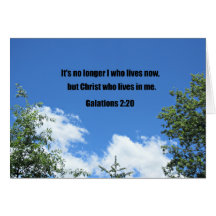 Galatians 2:20 karte