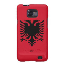 Galaxie Republik- Albanienflaggen-Eagles Samsung Samsung Galaxy S2 Hülle