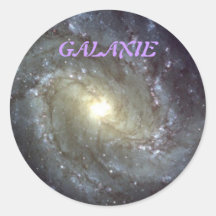 GALAXIE RUNDE AUFKLEBER