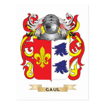 Gallien-Wappen (Familienwappen) Postkarte