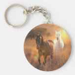 Galoppierende wilde Pferde Keychain Schlüsselanhänger