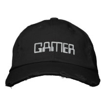 GAMER BESTICKTE BASEBALLKAPPEN