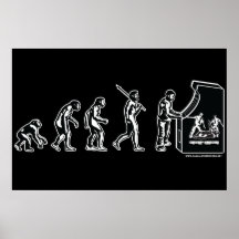 Gamer-Evolutions-Plakat - Videospiel-SpielArcade