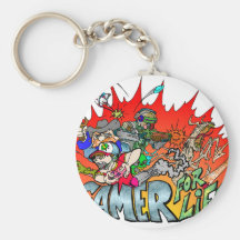 Gamer for Life Key Chains