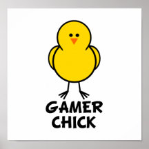 Gamer-Küken Plakatdrucke