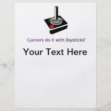 Gamers tun es mit Steuerknüppeln! Bedruckte Flyer