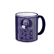 Gandhi auf Ursachen Tassen