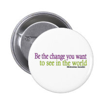 Gandhi Zitat Anstecknadelbutton