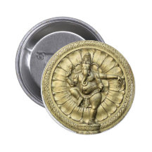 Ganesh (golden) anstecknadel