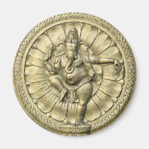 Ganesh (golden) kühlschrankmagnet