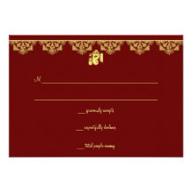 Ganesh Hochzeit UAWG Karten Personalisierte Ankündigungskarte