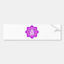 Ganesh lila Entwurf Autosticker