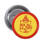 Ganesha Anstecknadelbutton