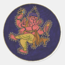 Ganesha Licht Aufkleber