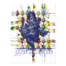 GANESHA | machen Ihren eigenen Hintergrund Postkarten
