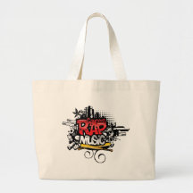 Gangsta Rap Music Canvas Bags