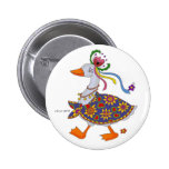 Gans erlischt ukrainische Volkskunst Buttons