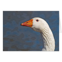 Gans-Porträt-Karte