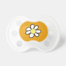 Gänseblümchen auf Orange
