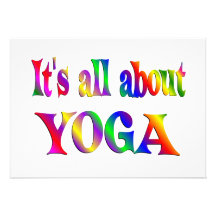 Ganz über Yoga Personalisierte Ankündigung