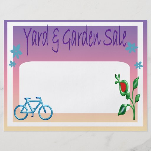 Garagenflohmarkt 2 flyer
