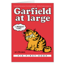 Garfield an der großen Anmerkungs-Karte karten