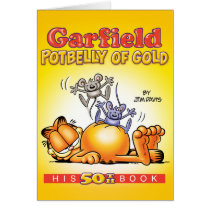 Garfield-Dickbauch der Goldanmerkungs-Karte karten