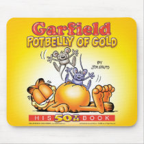 Garfield-Dickbauch des Goldes Mousepad mauspads