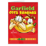 Garfield geht Bananen-Anmerkungs-Karte