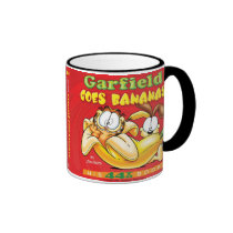 Garfield geht Bananen-Becher tassen