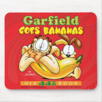 Garfield geht Bananen Mousepad mauspads