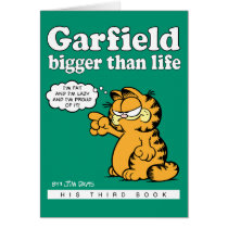 Garfield größer als Leben-Anmerkungs-Karte karten