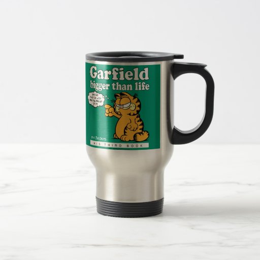 Garfield größer als Leben-Reise-Becher Kaffeetasse