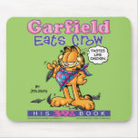 Garfield isst Krähe Mousepad