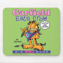 Garfield isst Krähe Mousepad mauspads