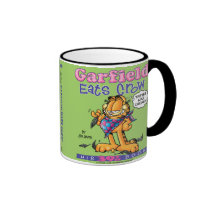 Garfield isst Krähen-Becher tassen