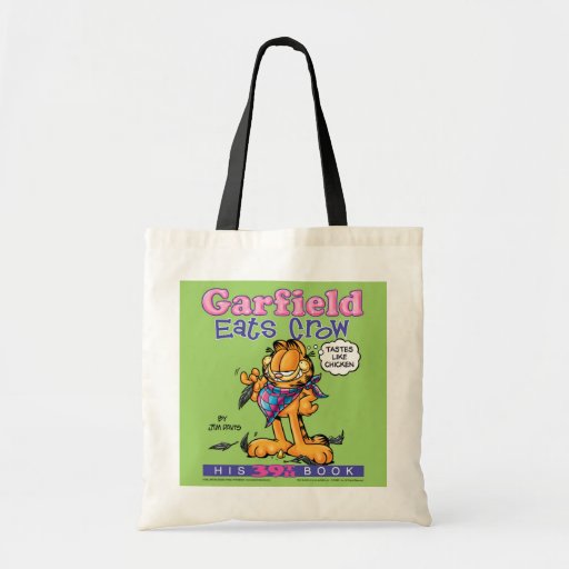 Garfield isst Krähen-Taschen-Tasche