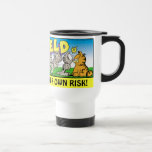 Garfield Logobox stören mich Reise-Becher Haferl